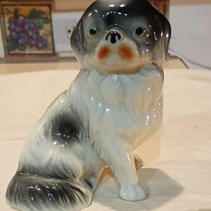 Vintage Marutomoware Pekingese Dog Figure
